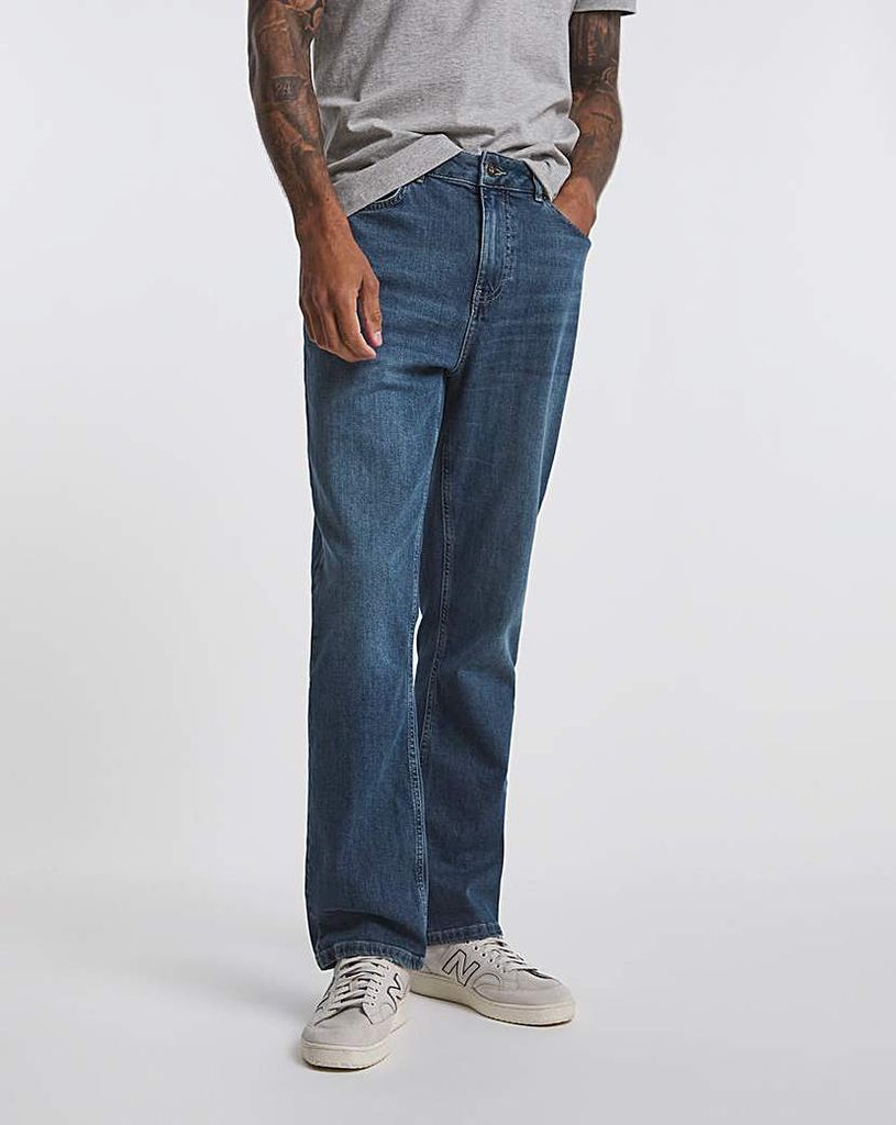 Premium Mid Stonewash Bootcut Fit Jean