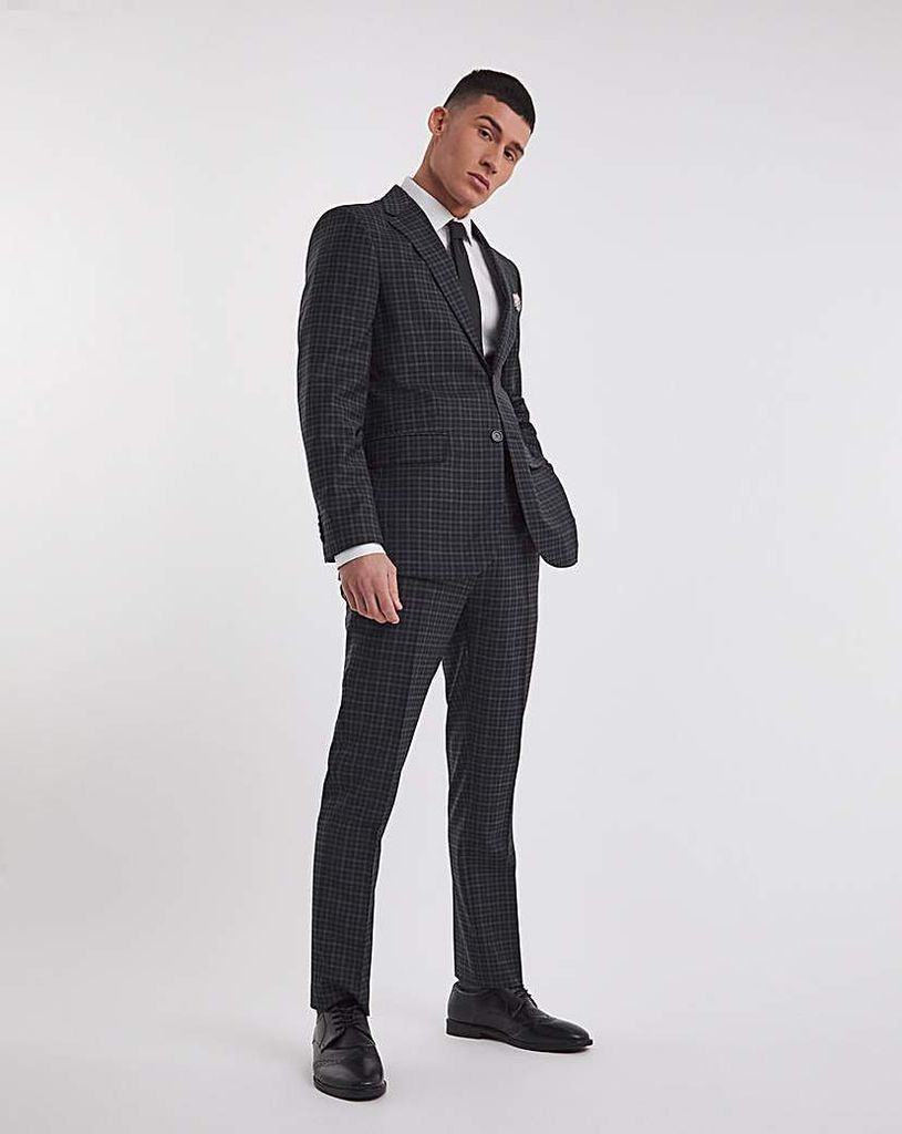 Gingham Suit Trouser