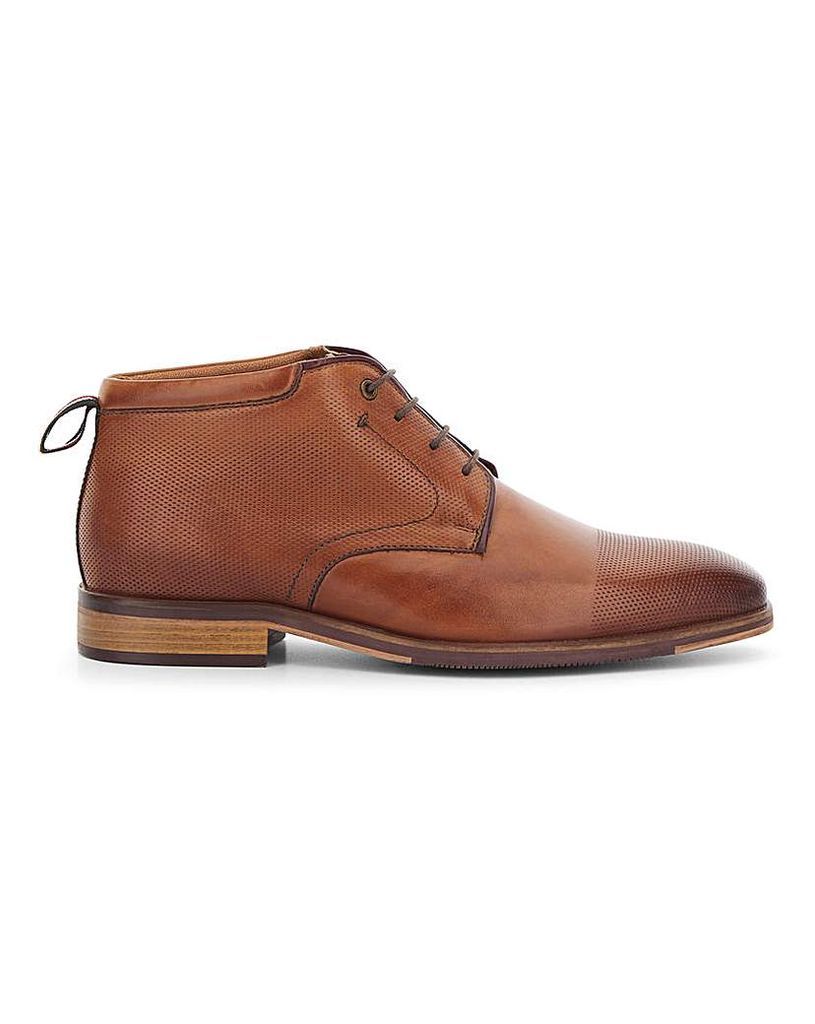 Leather Chukka Boot Wide Fit