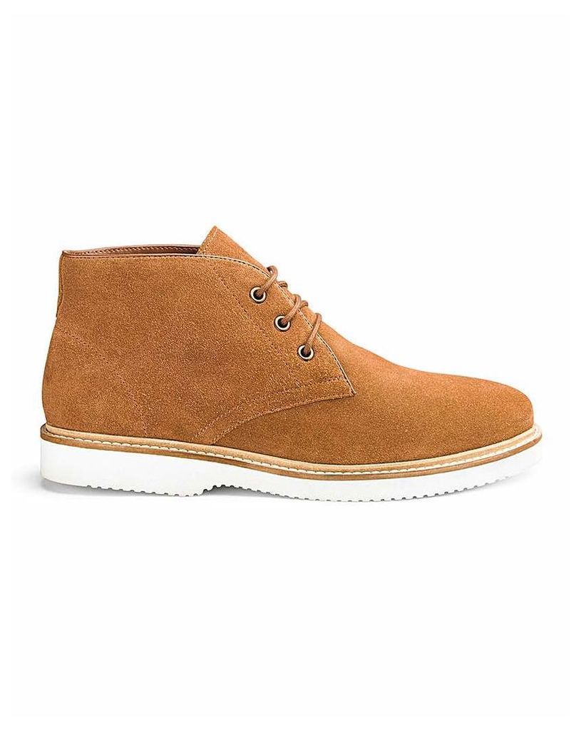 Suede Wedge Boot Standard Fit
