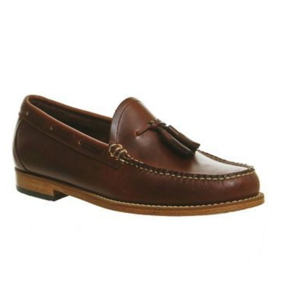 G.H Bass & Co Weejun Larkin Pull Up Loafers DARK BROWN LEATHER