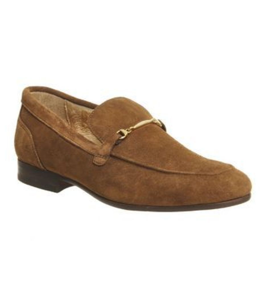 Hudson London Navarre Snaffle Loafer RUST SUEDE EXCLUSIVE