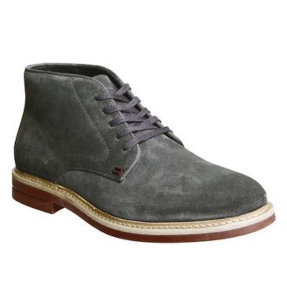 Ask the Missus Handy Chukka CHARCOAL SUEDE