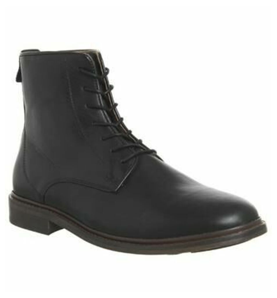 Shoe the Bear Ned Lace Up Boot BLACK LEATHER