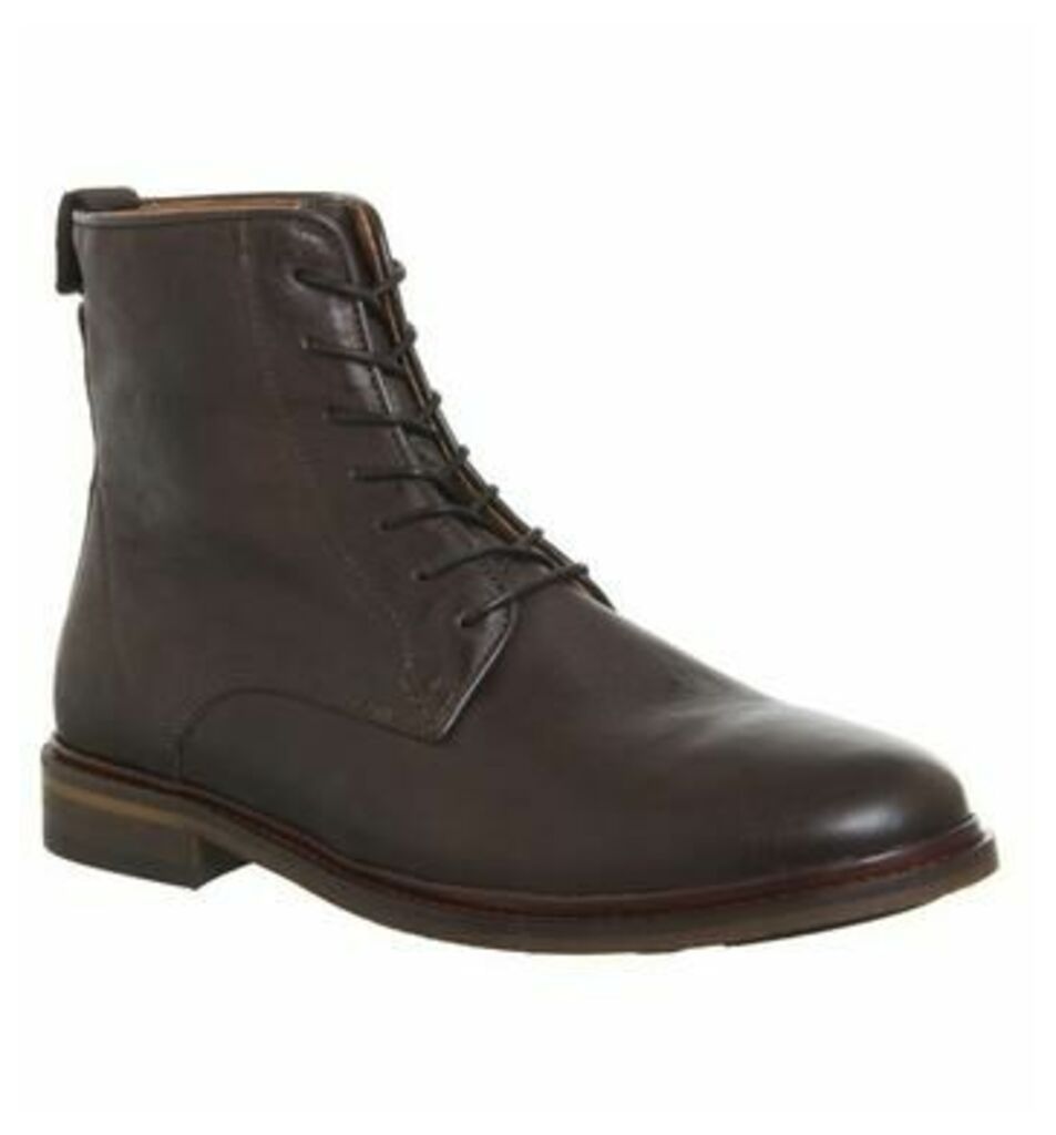 Shoe the Bear Ned Lace Up Boot BROWN LEATHER
