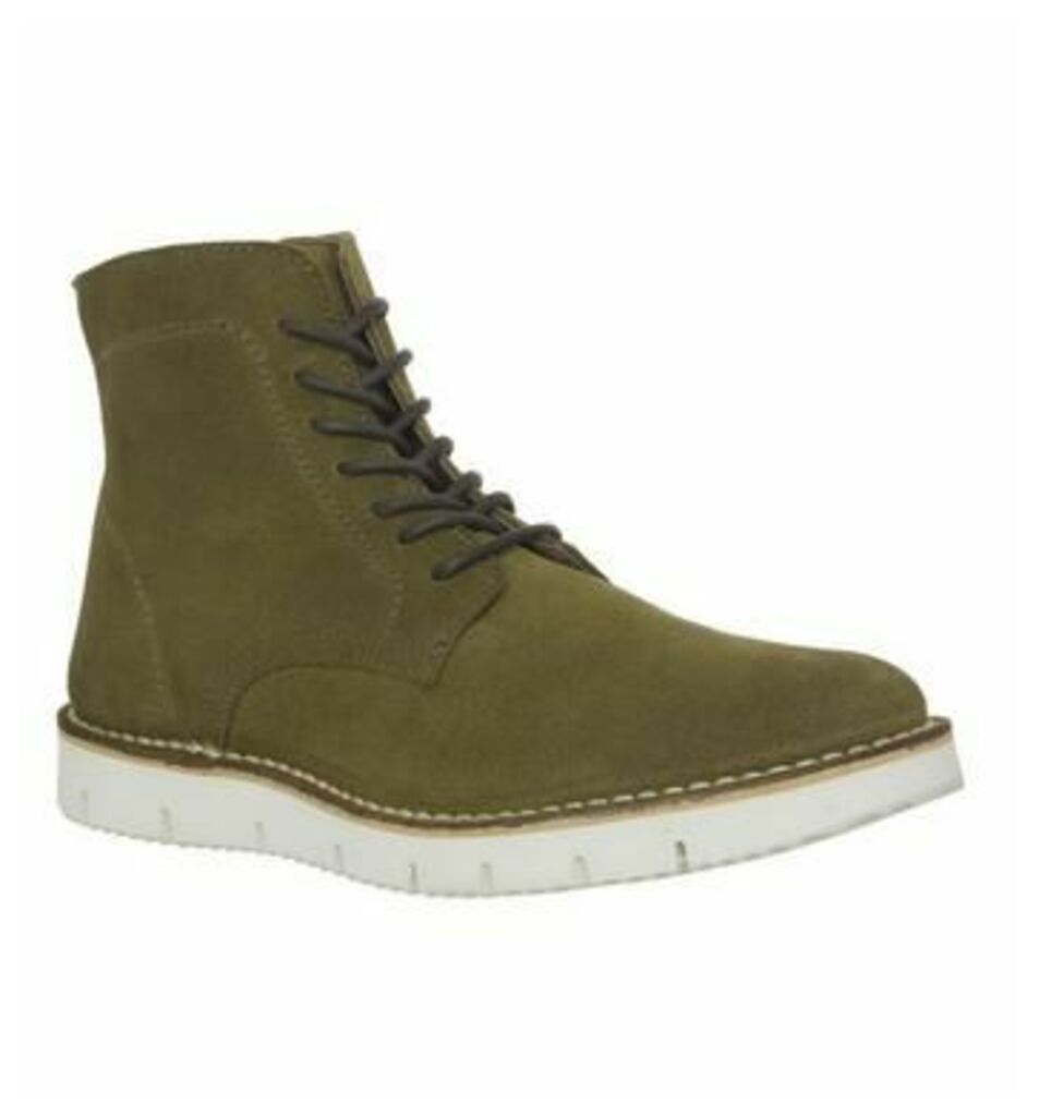 Ask the Missus Inflict Lace Boot KHAKI SUEDE