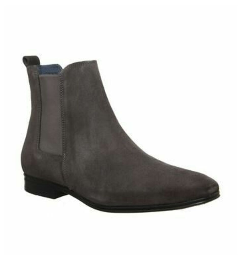 Ask the Missus Iago Boot GREY SUEDE