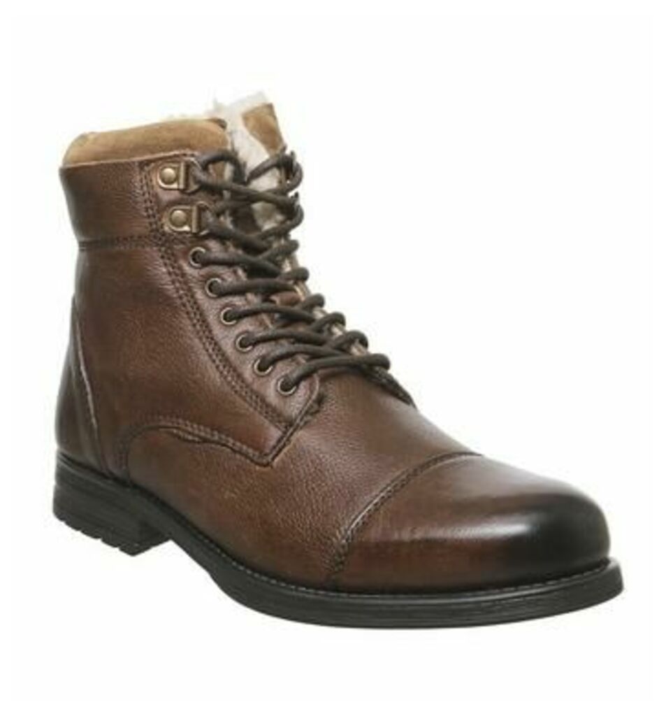 Buckley Lace Boot TAN LEATHER