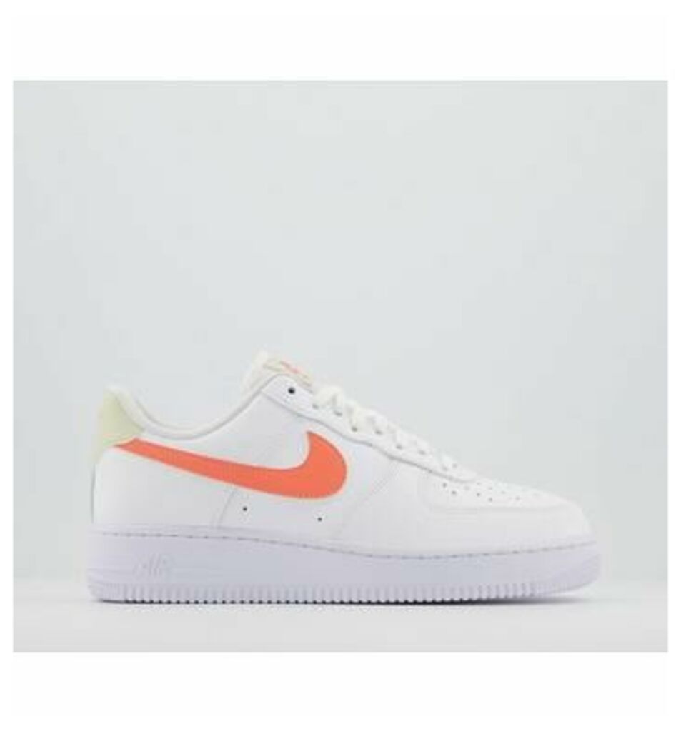 Air Force 1 07 WHITE ATOMIC PINK FOSSIL WHITE