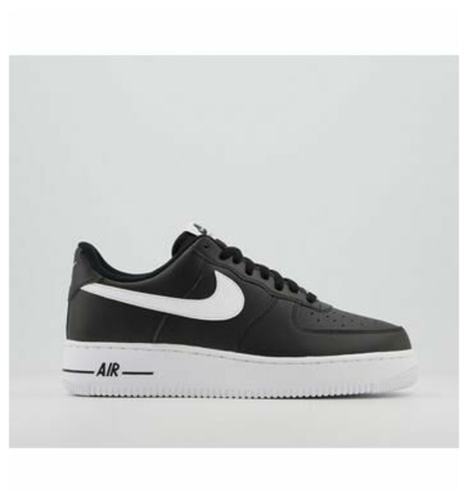 Air  Force One (m) BLACK WHITE LEATHER