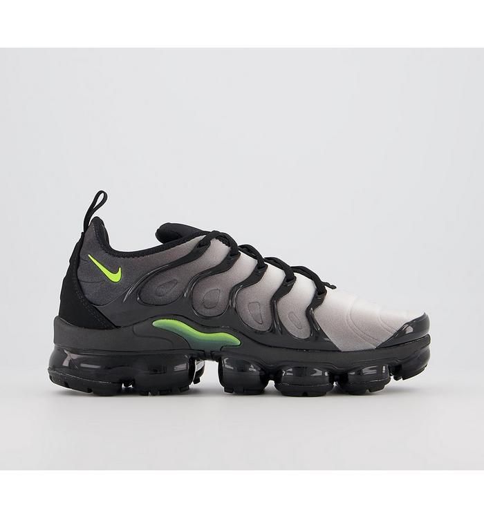 Air Vapormax Plus Trainers BLACK VOLT WHITE Mixed Material