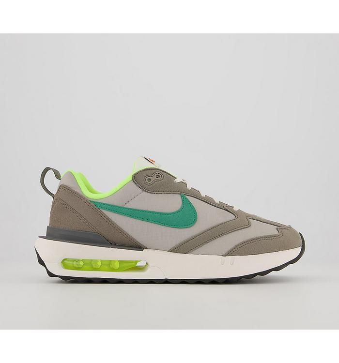 Air Max Dawn Trainers OLIVE GREY VOLT Mixed Material