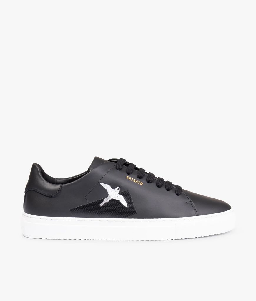 Clean 90 Tape Bird Sneaker Colour: Black/Black, Size: 10