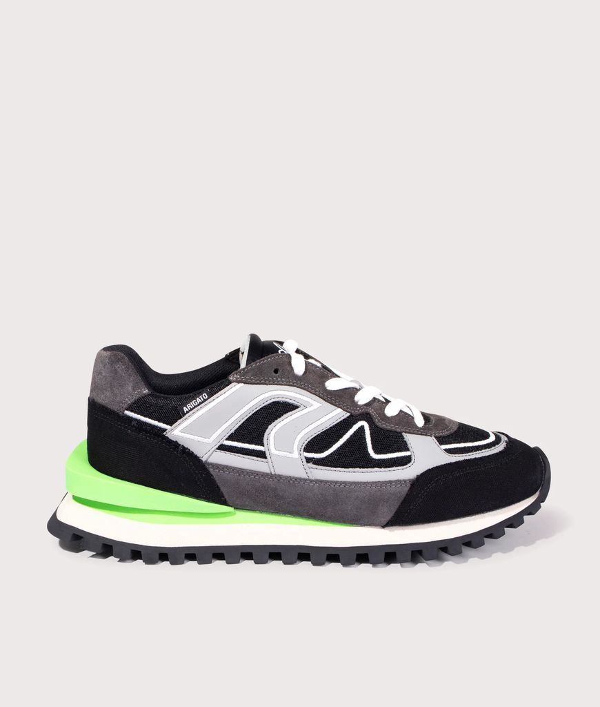 Sonar Sneakers Colour: Grey/Green, Size: 8