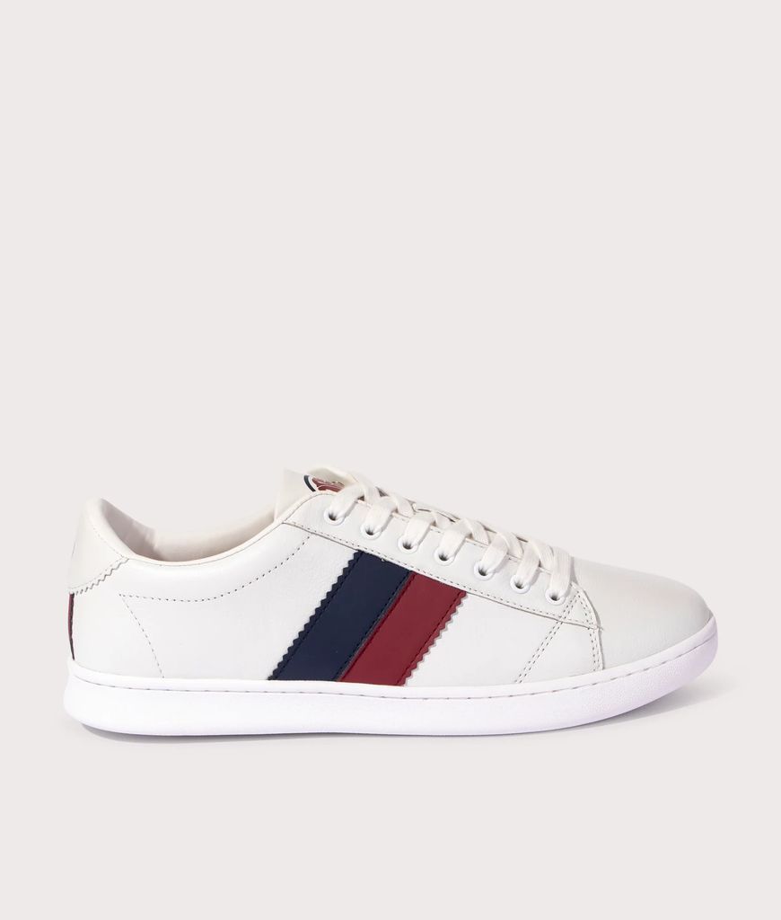Tilby Leather Trainers Colour: White, Size: 7