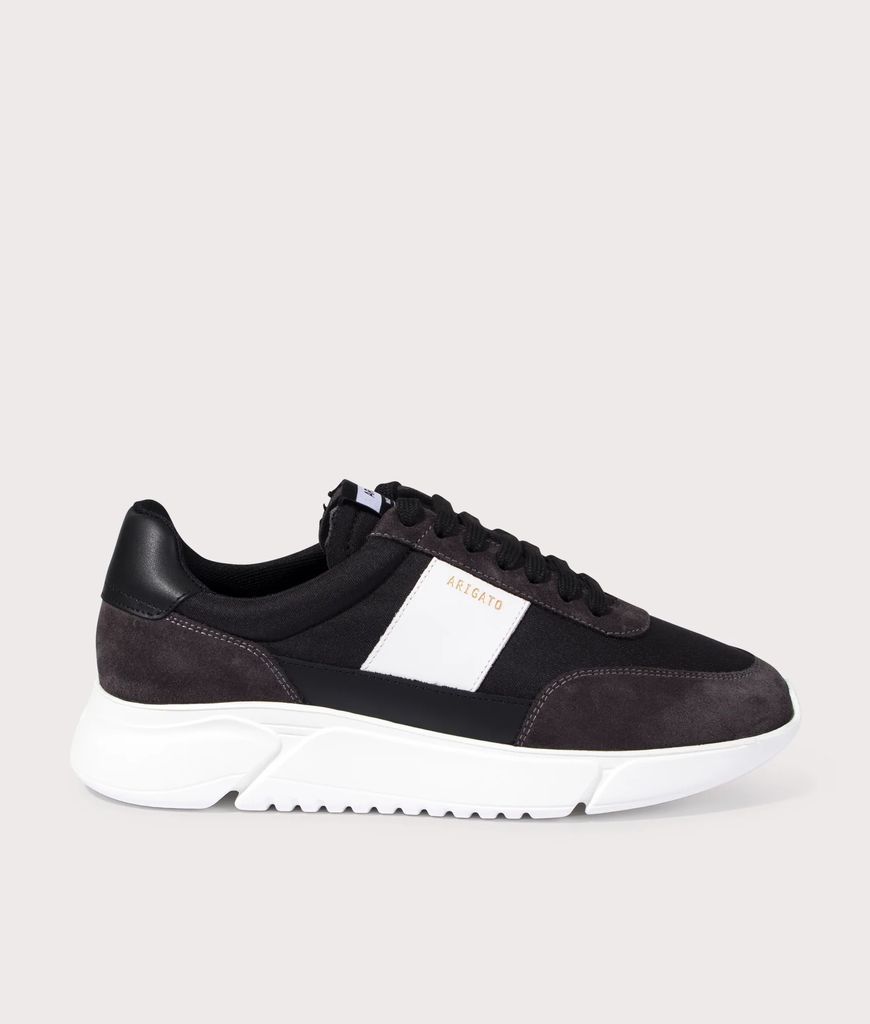 Genesis Vintage Runner Sneakers Colour: Black/White, Size: 7