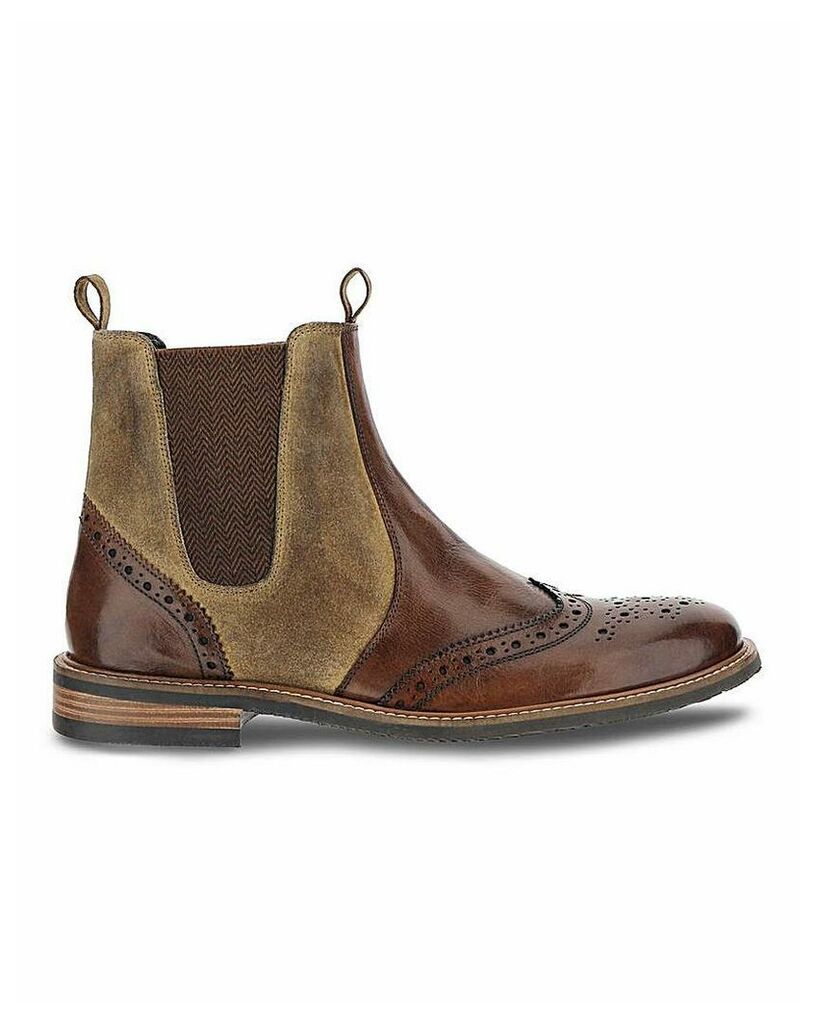 Joe Browns Rugged Leather Chelsea Boot