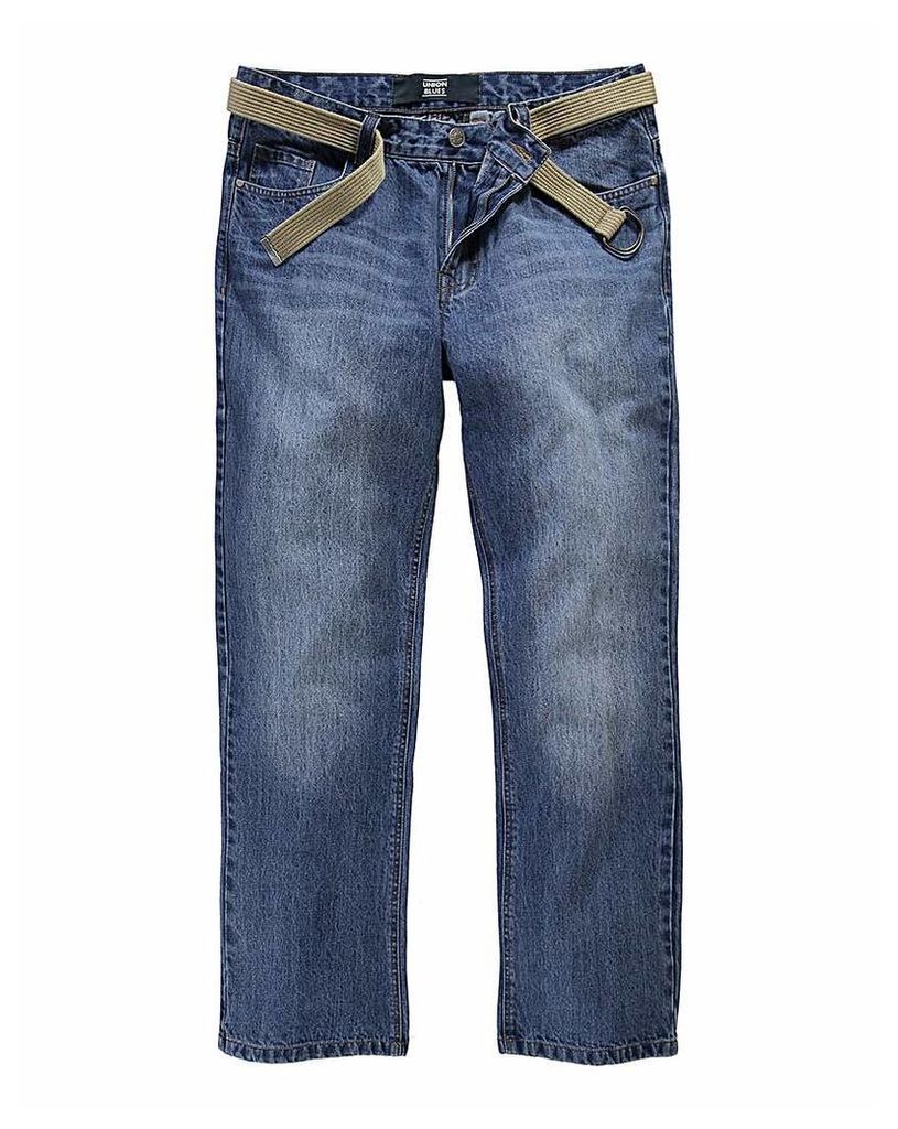UNION BLUES Preston Loose Fit Jeans 31in