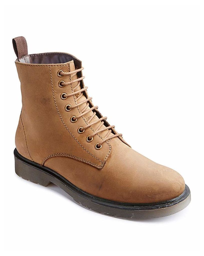 Jacamo Lace Up Military Boots Extra Wide
