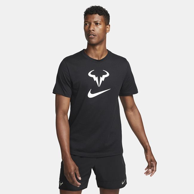 NikeCourt Dri-FIT Rafa Men's Tennis T-Shirt - Black