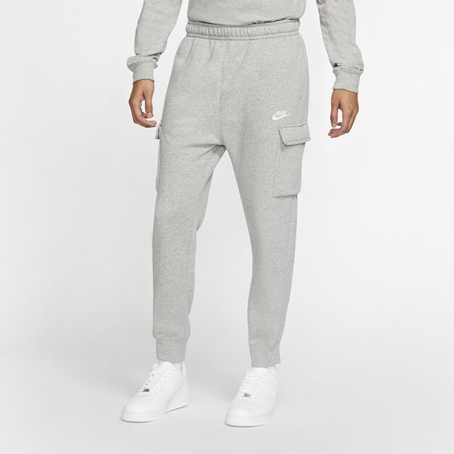 Sportswear Club Fleece Men's Cargo Trousers - Grey