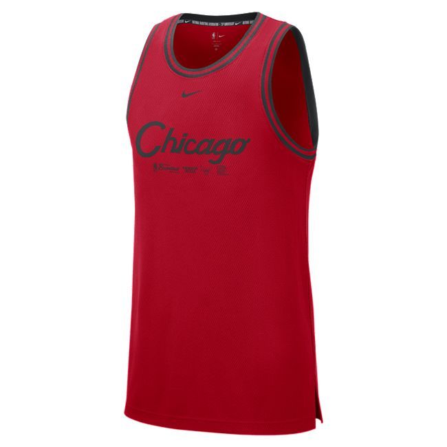 Chicago Bulls DNA Men's Nike Dri-FIT NBA Tank - Red