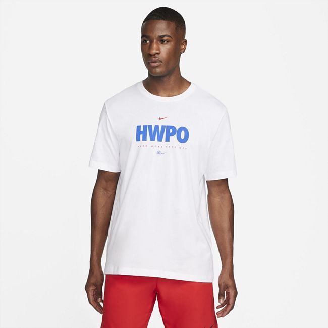 Dri-FIT 'HWPO' Men's Training T-Shirt - White