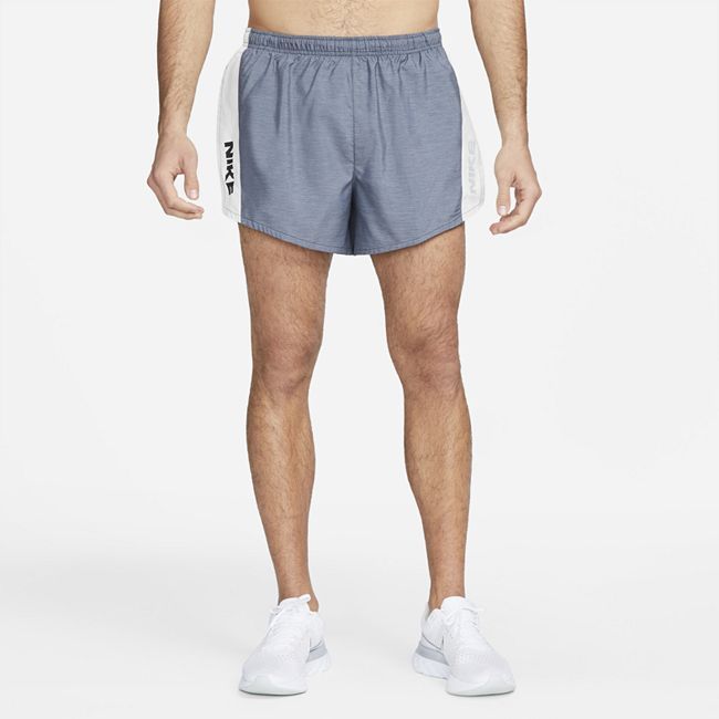 Dri-FIT Heritage Men's 10cm (approx.) Brief-Lined Running Shorts - Blue