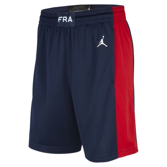 France Jordan (Road) Limited Men's Basketball Shorts - Blue
