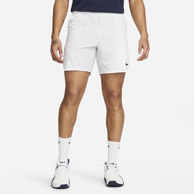NikeCourt Dri-FIT Advantage Men's 18cm (approx.) Tennis Shorts - White
