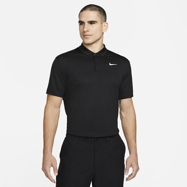 NikeCourt Dri-FIT Men's Tennis Polo - Black