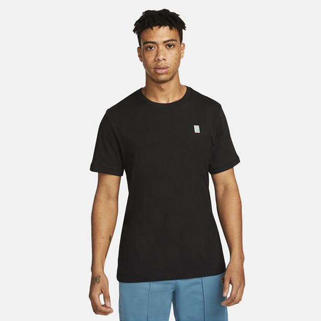 NikeCourt Men's Tennis T-Shirt - Black