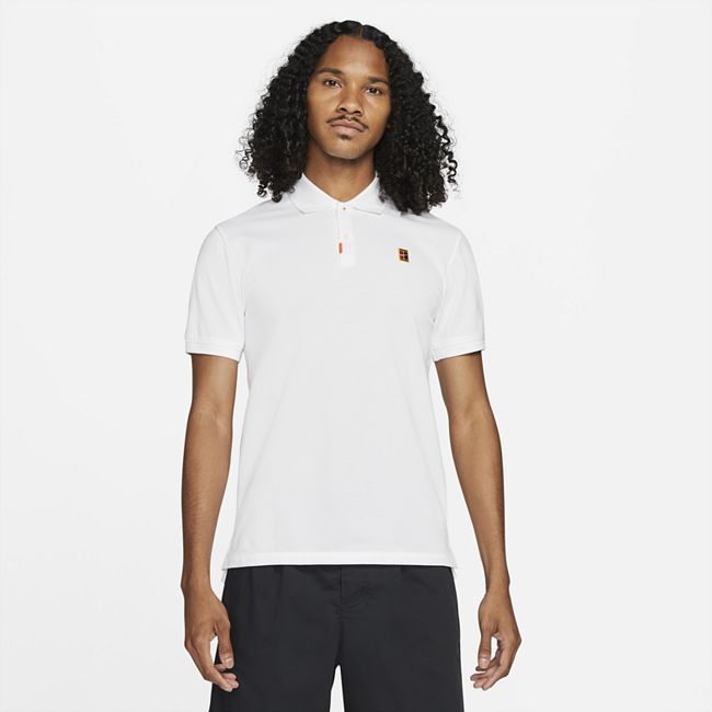 The Nike Polo Men's Slim-Fit Polo - White