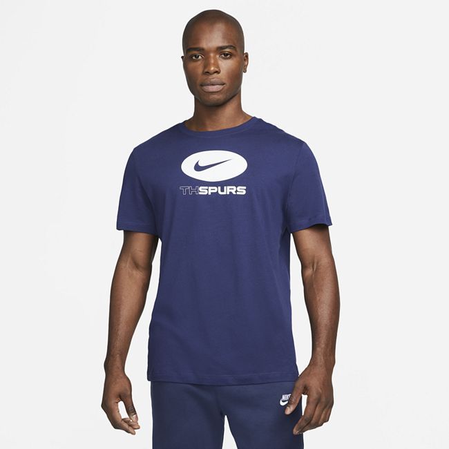 Tottenham Hotspur Swoosh Men's Football T-Shirt - Blue