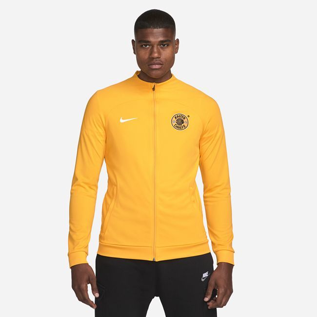 Kaizer Chiefs F.C. Academy Pro Men's Nike Dri-FIT Football Tracksuit Jacket - Yellow