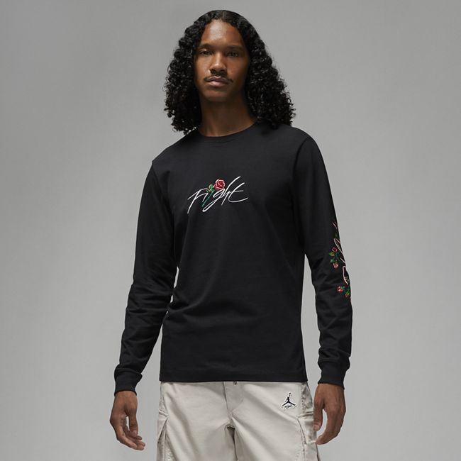 Jordan Brand Sorry Men's Long-Sleeve T-Shirt - Black