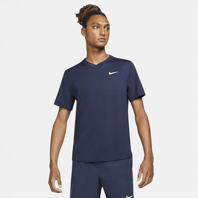 NikeCourt Dri-FIT Victory Men's Tennis Top - Blue