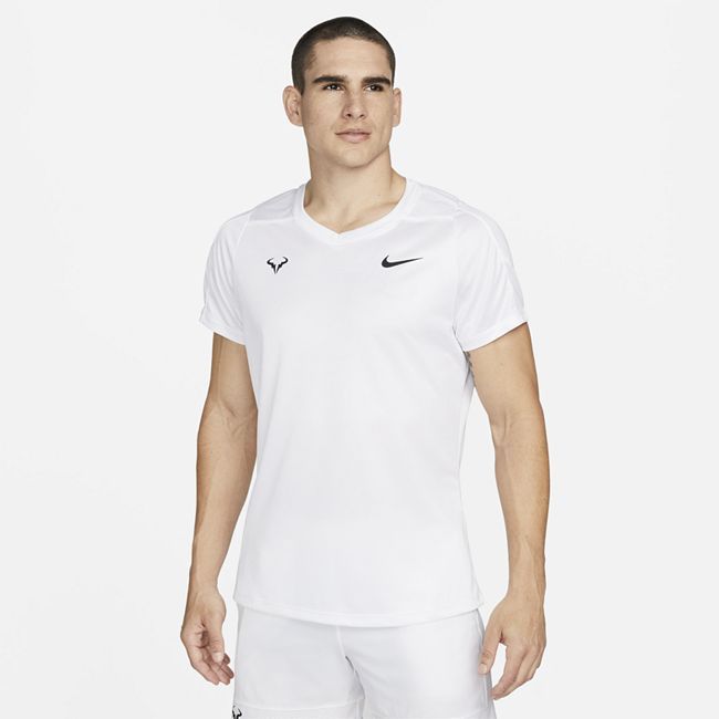NikeCourt Dri-FIT Rafa Challenger Men's Short-Sleeve Tennis Top - White
