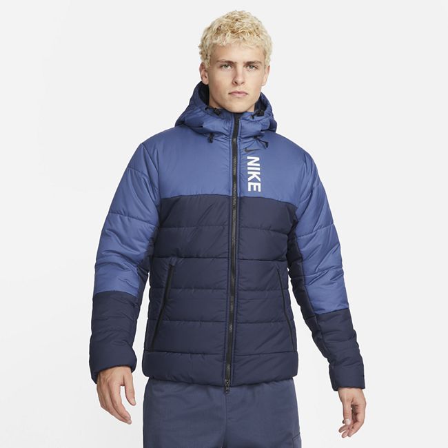 Sportswear Hybrid Men's Synthetic-Fill Jacket - Blue