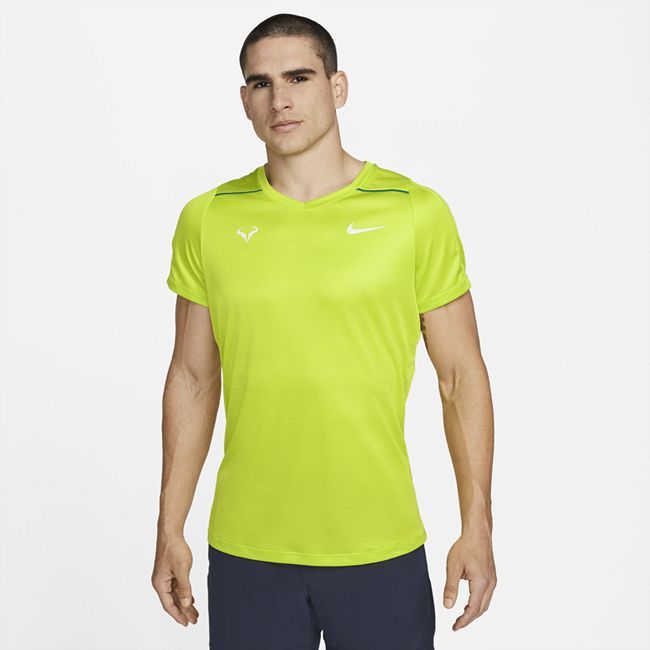 NikeCourt Dri-FIT Rafa Challenger Men's Short-Sleeve Tennis Top - Green