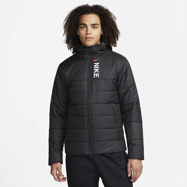 Sportswear Hybrid Men's Synthetic-Fill Jacket - Black
