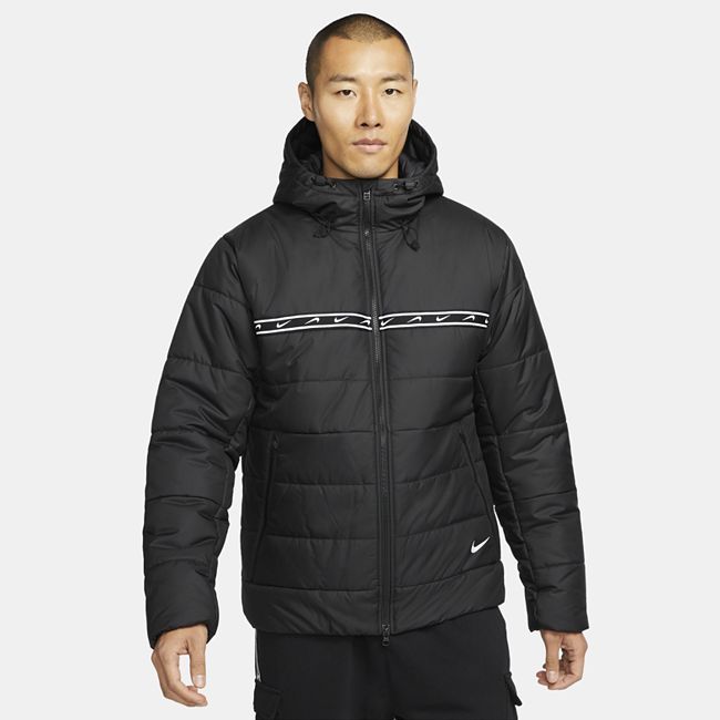 Sportswear Repeat Men's Synthetic-Fill Jacket - Black