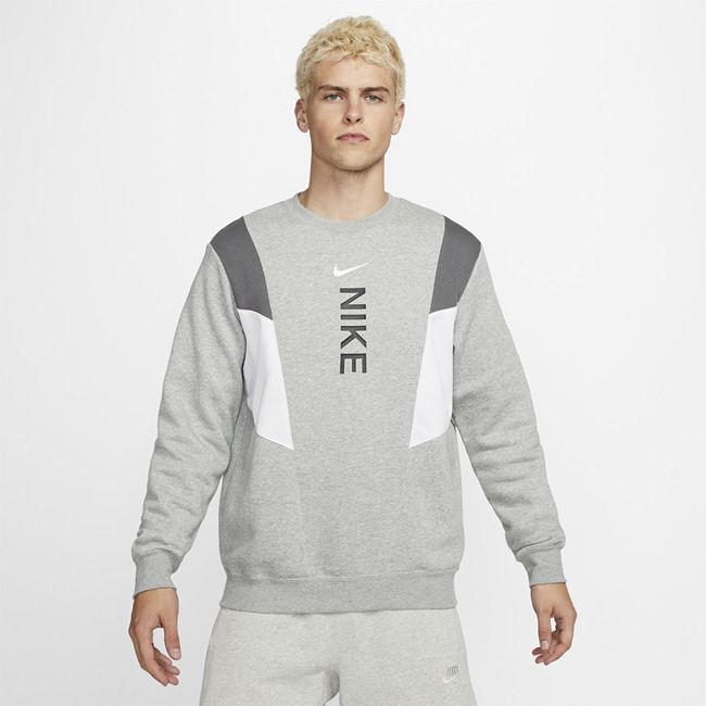 Sportswear Hybrid Men's Fleece Sweatshirt - Grey