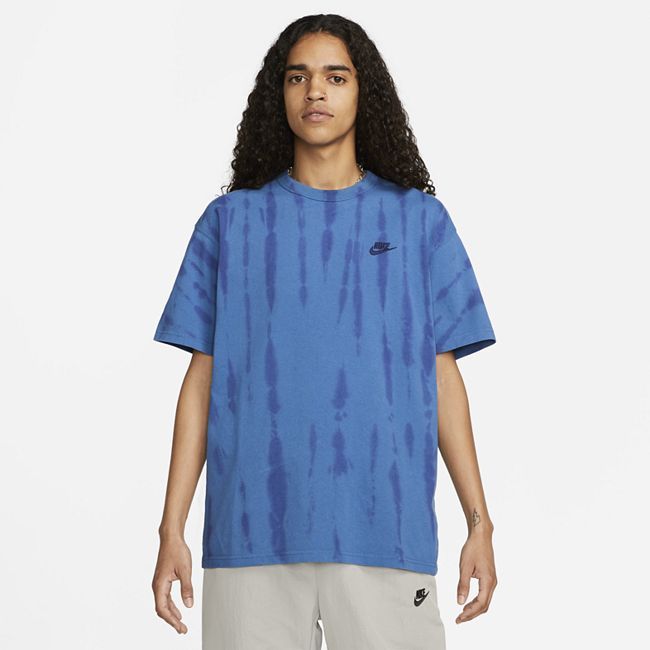 Sportswear Premium Essentials Men's Tie-Dyed T-Shirt - Blue