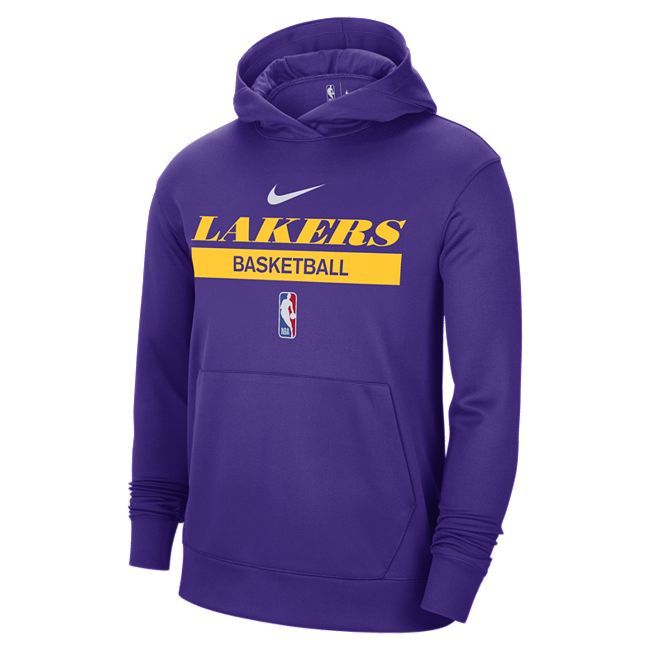 Los Angeles Lakers Spotlight Men's Nike Dri-FIT NBA Pullover Hoodie - Purple