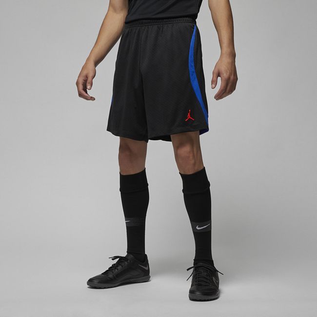 Paris Saint-Germain Strike Away Men's Jordan Dri-FIT Knit Football Shorts - Black