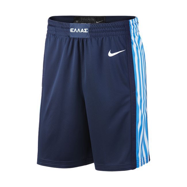 Greece Nike (Road) Limited Men's Basketball Shorts - Blue