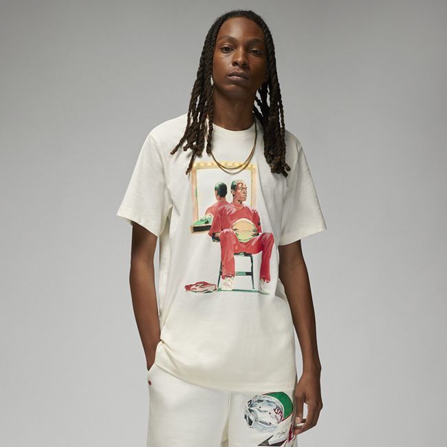 Jordan Artist Series by Jacob Rochester Men's T-Shirt - White