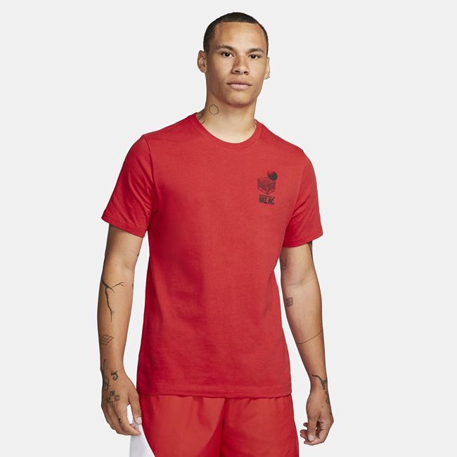 Men's Basketball T-Shirt - Red