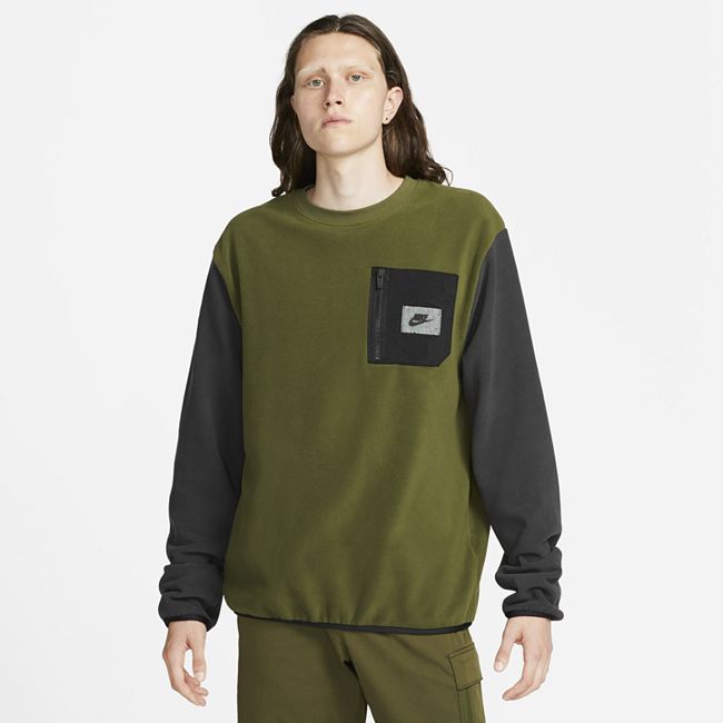 Sportswear Therma-FIT Men's Sports Utility Fleece Sweatshirt - Green